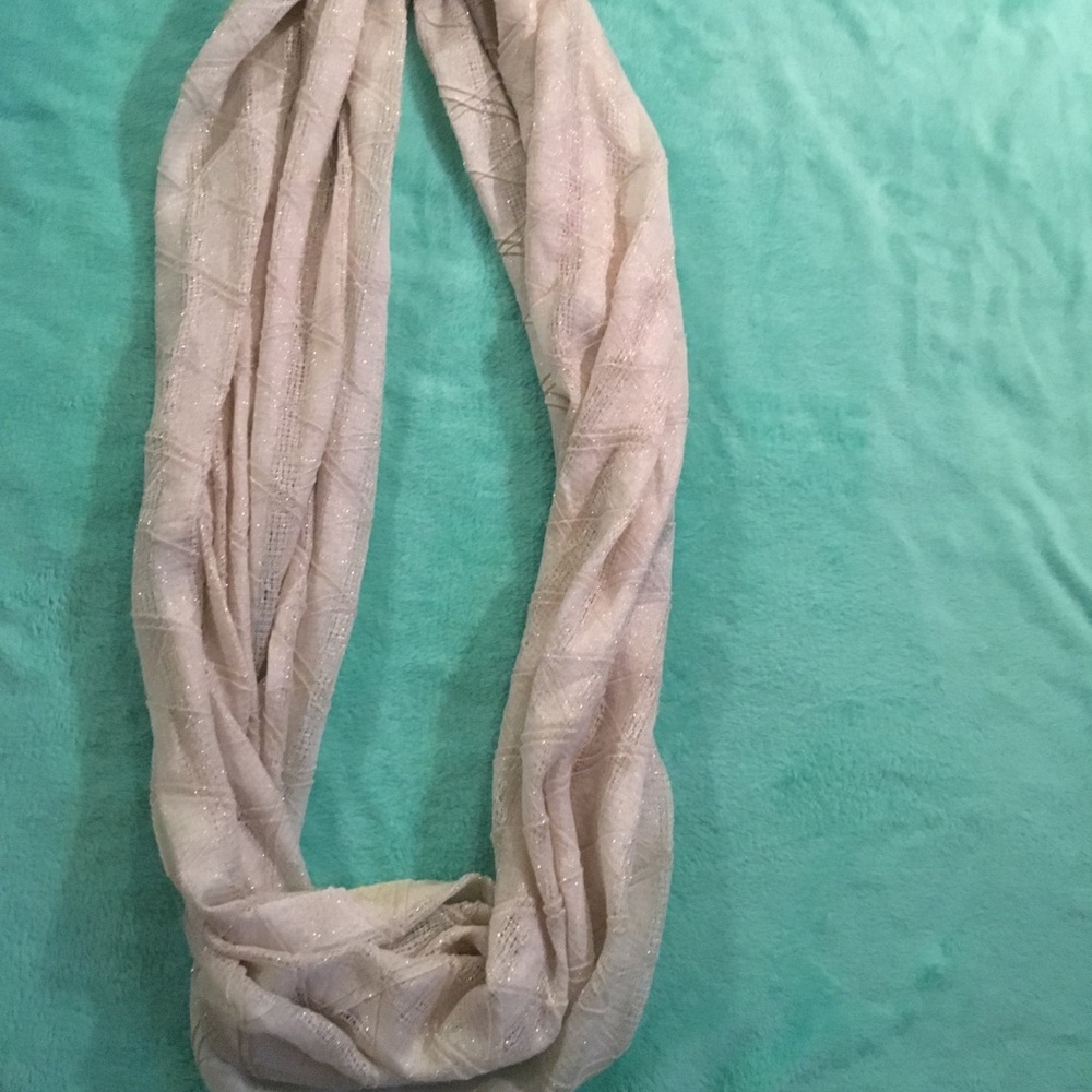 Cream infinity scarf